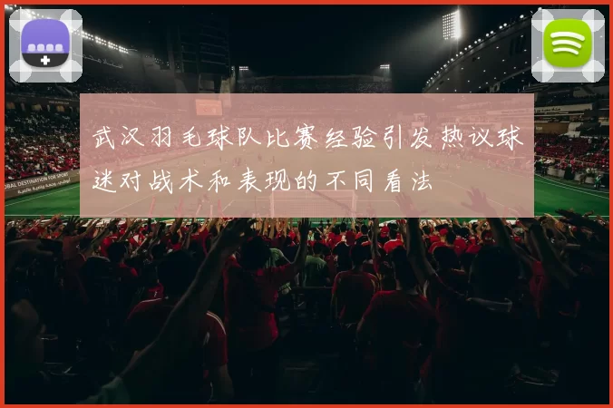 武汉羽毛球队比赛经验引发热议球迷对战术和表现的不同看法