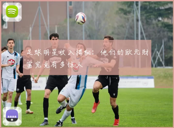 足球明星收入揭秘：他们的欧元财富究竟有多惊人