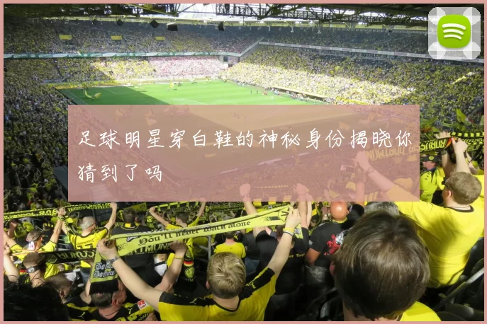 足球明星穿白鞋的神秘身份揭晓你猜到了吗